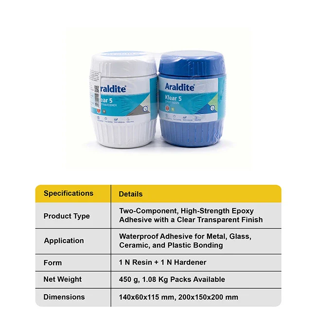 Araldite Klear5 Epoxy Adhesive - Image 4