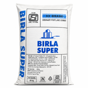 Birla Super OPC 53 Grade Cement, 50 Kg Bag