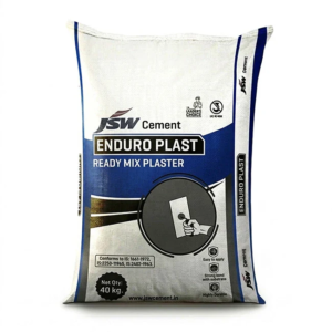JSW Enduro Plast Ready Mix Plaster 40 Kg Bag