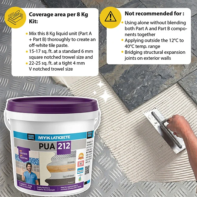 MYK Laticrete PUA 212 Modified PU Adhesive - Image 3