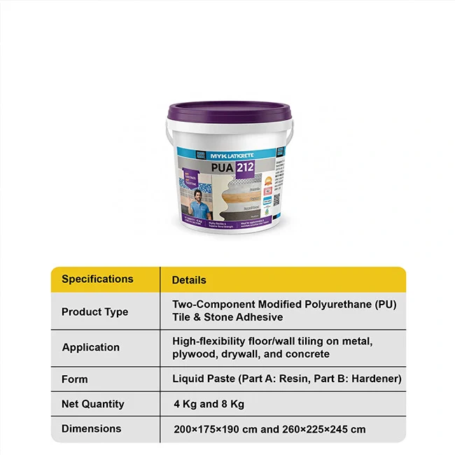 MYK Laticrete PUA 212 Modified PU Adhesive - Image 5