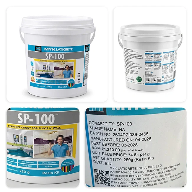 MYK Laticrete SP-100 Epoxy Tile Grout, Resin + Hardener Bucket (Part A & Part B) - Image 4