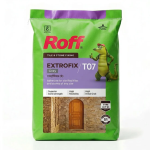 Roff T07 Extrofix Tile Adhesive, Grey, 20 Kg Bag