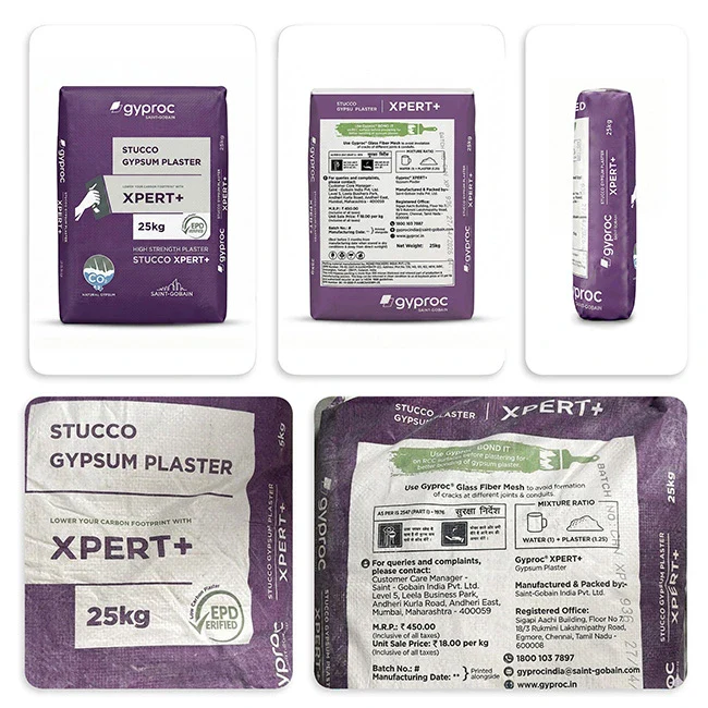 Saint-Gobain Gyproc Xpert+ Gypsum Punning Plaster, 25 Kg - Image 3