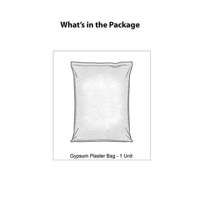 Saint-Gobain Gyproc Xpert+ Gypsum Punning Plaster, 25 Kg - Image 5