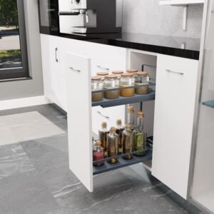 Ebco Bottle Pullout, Soft Close, 2 Tier