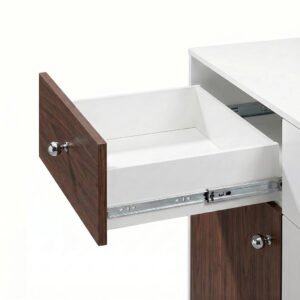 Ebco Sleek Telescopic Drawer Channel, Regular Close, 35 Kg Capacity, Zinc