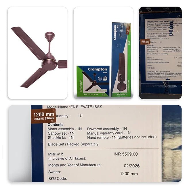 Crompton Energion Elevate 1200mm BLDC Ceiling Fan - Image 2