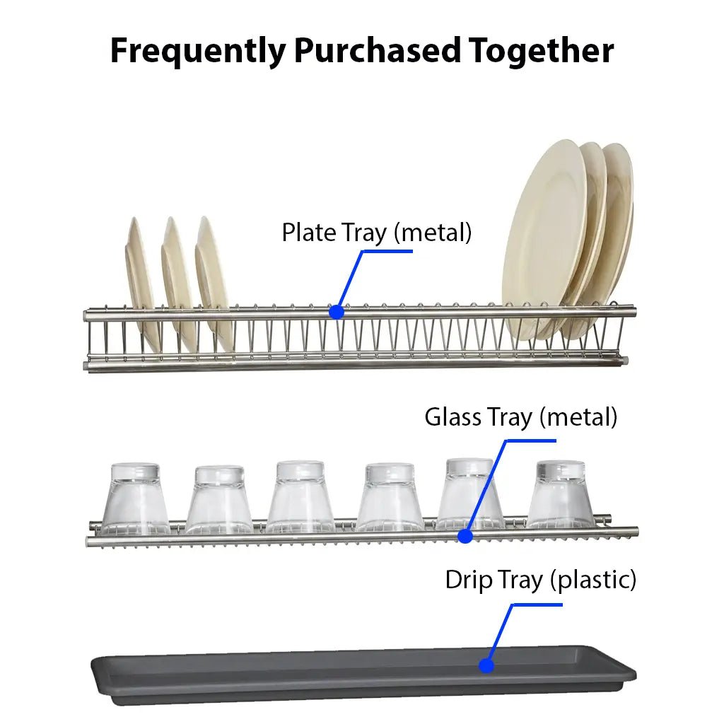 Ebco Kitchen Plate Tray with Rod Supports and Anchor Kit - Image 5