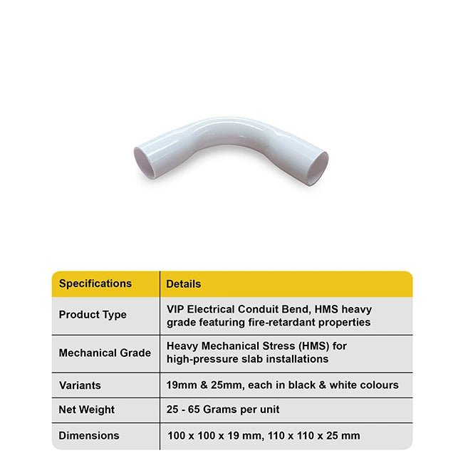 VIP Electrical Conduit Bend, HMS Heavy Grade - Image 4