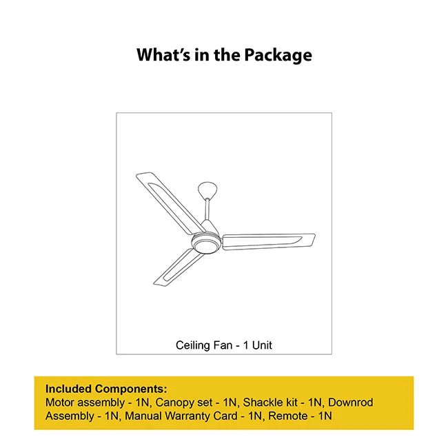 Crompton Energion Elevate 1200mm BLDC Ceiling Fan - Image 3
