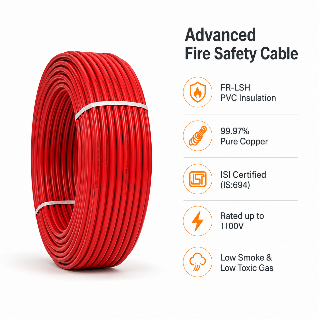 Finolex Flamegard FR-LSH Wire (200/300 meter) - Image 2