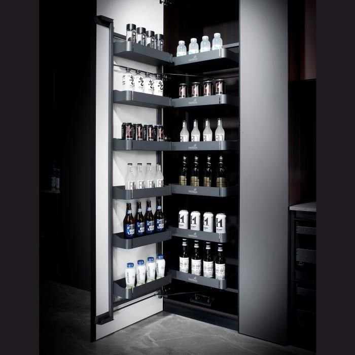 Hettich Duo 6 Tier Frame with Baskets (Pantry Unit), 50Kg