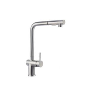 Futura FA-01A Stainless Steel Chrome Finish Pullout Faucet, Table Mount