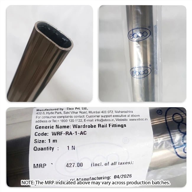 Ebco Wardrobe Rail Fittings - Image 4