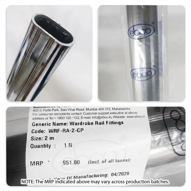 Ebco Wardrobe Rail Fittings - Image 7