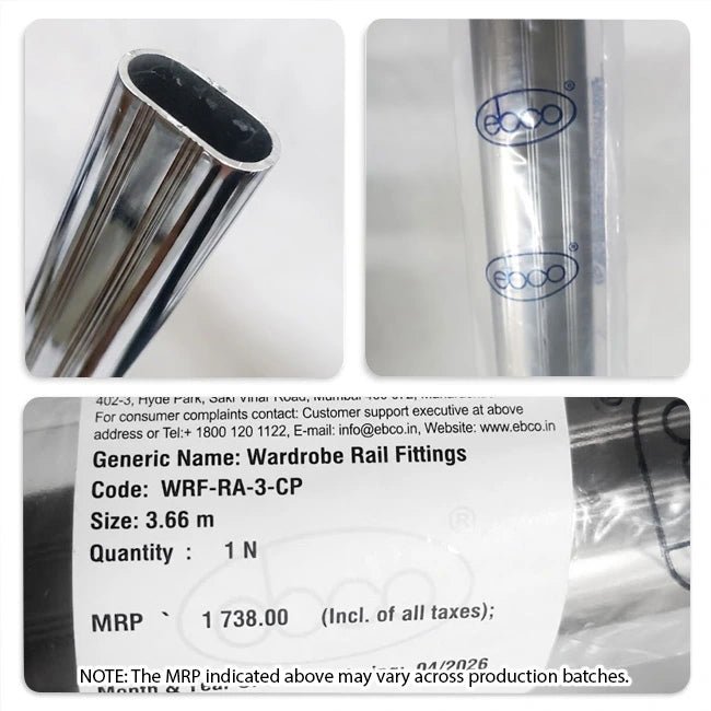 Ebco Wardrobe Rail Fittings - Image 9
