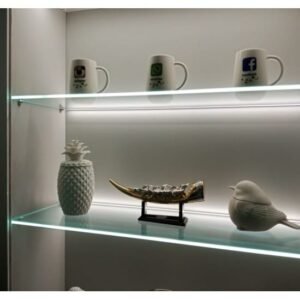 Ebco Light Linear 2 Way LED Strip Light for 8mm Glass, 4000K, 24V