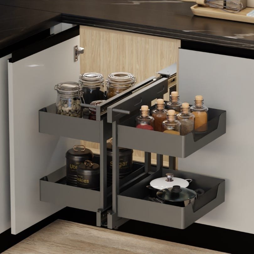 Ebco Universal Magic Corner, Double Pullout - Image 2