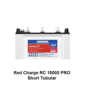 Luminous Red Charge RC 15000 120Ah Short Tubular Inverter Battery