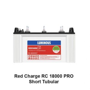 Luminous Red Charge RC 18000ST 150Ah Short Tubular Inverter Battery