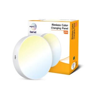 Wipro Garnet Rimless 3-in-1 CCT Surface Mounted LED Panel (2 Years Warranty)