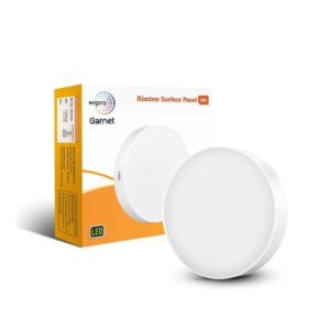 Wipro Garnet Rimless Round LED Surface Panel Light (2 Years Warranty)