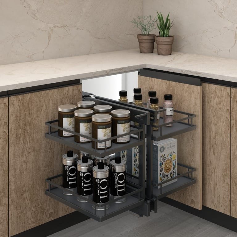 Ebco Universal Magic Corner, Double Pullout