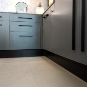 Ebco PVC Skirting, Height 100mm, Length 3m, Black, PVCSE-10-BL-30