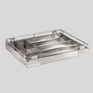 Ebco Cutlery Kitchen Basket, SS304, 80mm Height, 505mm Depth